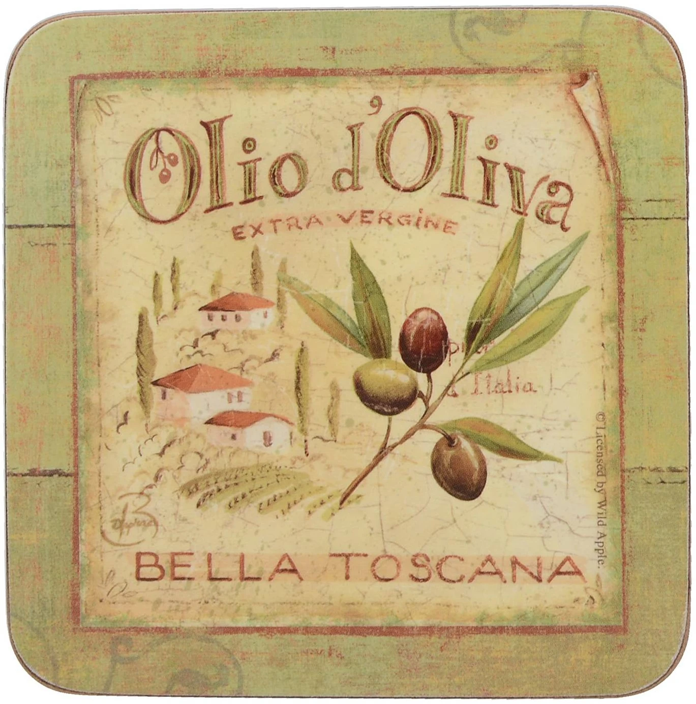 Creative Tops Olio D'Oliva Coasters Set Of 6 3 Creative Tops Olio D'Oliva Coasters Set Of 6
