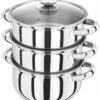 Judge Basics 18cm 3 Tier Steamer 2 Judge Basics 18cm 3 Tier Steamer -Homeware Shop 22492 20143