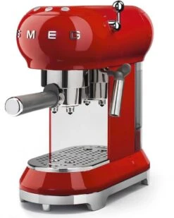 Smeg ECF01RDUK Espresso Coffee Machine - Red