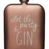 Barcraft Gin Slogan Hip Flask Pink -Homeware Shop 25312 19715
