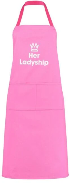 Her Ladyship Apron Pink