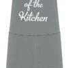 Queen Of The Kitchen Apron Grey -Homeware Shop 26984 19336