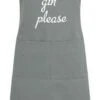 More Gin Please Apron Grey -Homeware Shop 26987 19333