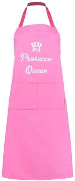 Prosecco Queen Apron Pink