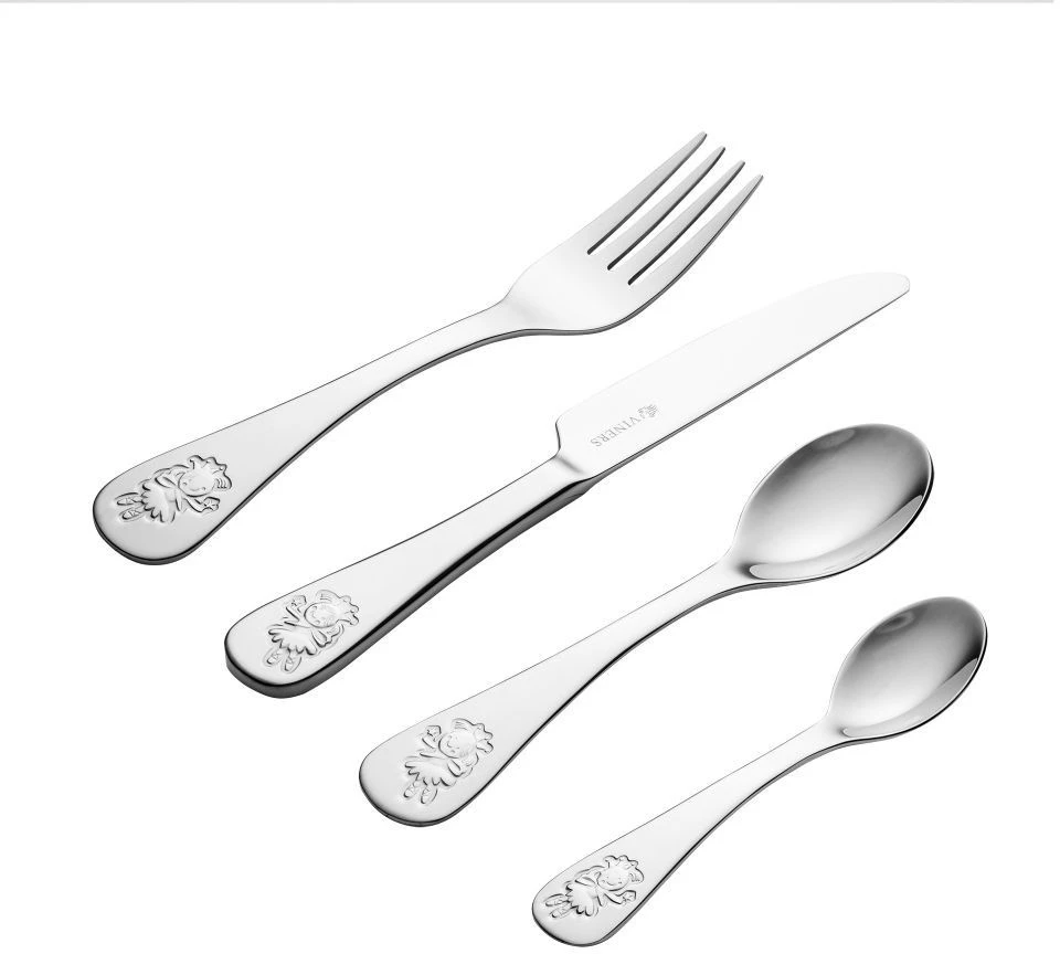 Viners Jungle 18/0 Kids 4 Piece Cutlery Set 3 Viners Jungle 18/0 Kids 4 Piece Cutlery Set