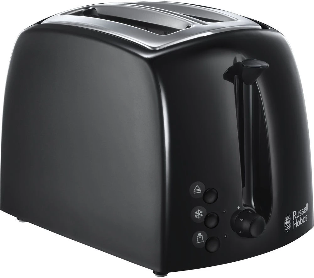 Russell Hobbs Textures Toaster - Black 21641 3 Russell Hobbs Textures Toaster - Black 21641