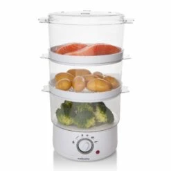 Sabichi 3 Tier Food Steamer - White 89557
