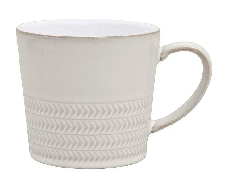 Denby Natural Canvas Textured Large Mug 400Ml 3 Denby Natural Canvas Textured Large Mug 400Ml