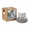 Denby Elements 12 Piece Dinner Set Light Grey -Homeware Shop 29422 18283