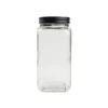T&G Large Square Glass Jar 1660ml 1 T&G Large Square Glass Jar 1660ml -Homeware Shop 33356 16613