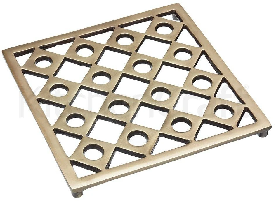 Masterclass Aluminium Trivet 22cm Brass 3 Masterclass Aluminium Trivet 22cm Brass