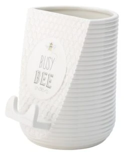 The English Tableware Company Bee Happy Utensil Pot With Stand -Homeware Shop 35579 14918