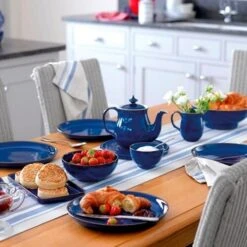 Denby Imperial Blue Coupe Dinner Plate -Homeware Shop 35664 14843