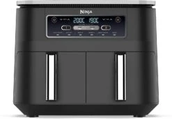 Ninja Foodi AF300UK 7.6L Dual Zone Air Fryer & Dehydrator - Black