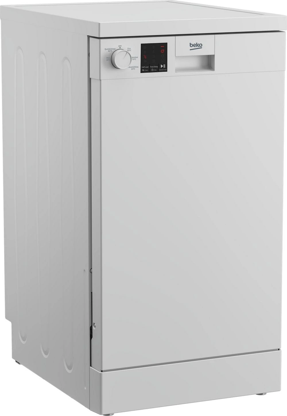 Beko DVS05C20W Slimline Dishwasher - White 4 Beko DVS05C20W Slimline Dishwasher - White - Image 2