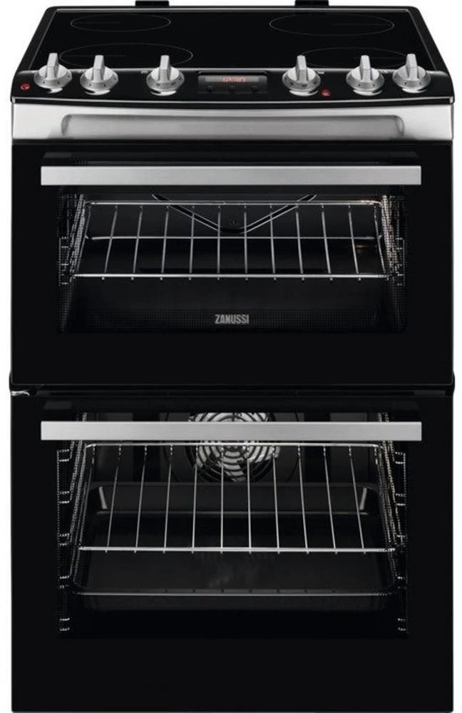 Zanussi ZCV66078XA 60cm Double Oven Electric Cooker 3 Zanussi ZCV66078XA 60cm Double Oven Electric Cooker