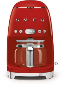 Smeg DCF02RDUK Drip Filter Coffee Machine - Red