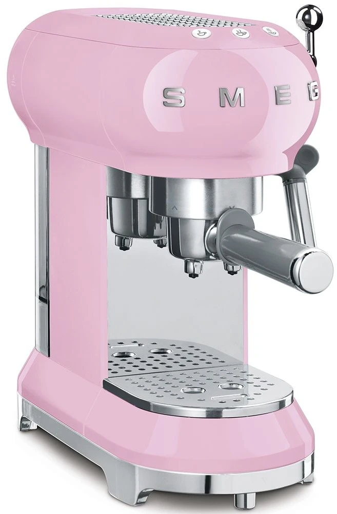 Smeg ECF01PKUK Espresso Coffee Machine - Pink 3 Smeg ECF01PKUK Espresso Coffee Machine - Pink