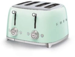 Smeg TSF03PGUK 4 Slice Toaster - Pastel Green