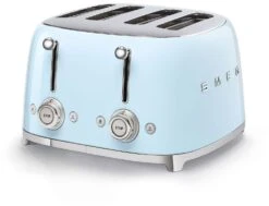 Smeg TSF03PBUK 4 Slice Toaster - Pastel Blue