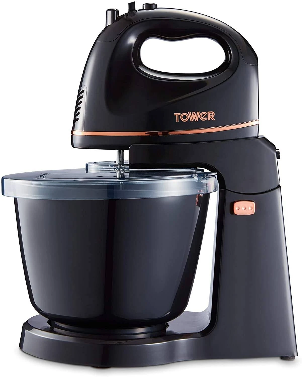 Tower T12039 Hand & Stand Mixer - Black/Rose Gold 3 Tower T12039 Hand & Stand Mixer - Black/Rose Gold