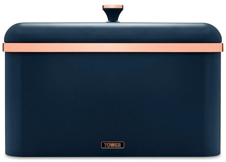 Tower Cavaletto Bread Bin Blue 3 Tower Cavaletto Bread Bin Blue