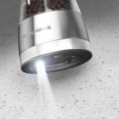 Morphy Richards Accents Electronic Salt & Pepper Mill Stainless Steel -Homeware Shop 42722 7888