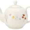 The English Tableware Company Pressed Flowers 6 Cup Teapot -Homeware Shop 45376 4871
