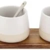 Ladelle Host Bowl And Paddle Serve Set White -Homeware Shop 45717 4053