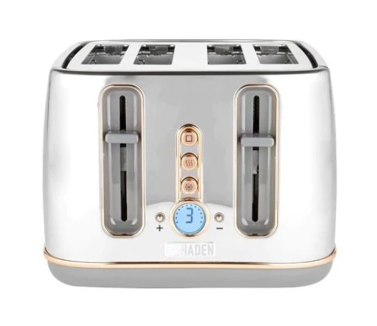 Haden Dorchester 204868 Chrome & Rose Gold 4 Slot Toaster 3 Haden Dorchester 204868 Chrome & Rose Gold 4 Slot Toaster