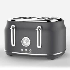 Tower T20065GRY Renaissance Grey 4 Slot Toaster