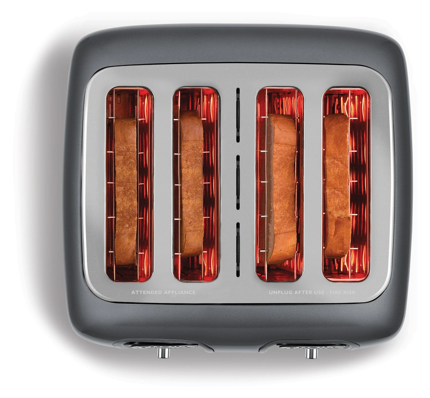 Dualit Domus 4 Slot Toaster - Grey 4 Dualit Domus 4 Slot Toaster - Grey - Image 2