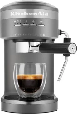KitchenAid 5KES6403BDG Semi Automatic Espresso - Charcoal Grey