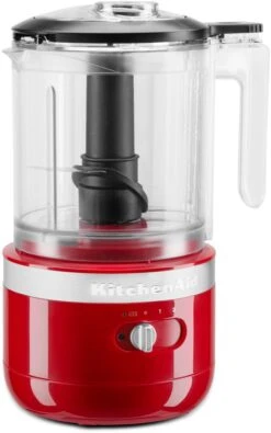 KitchenAid 5KFCB519BER Cordless Food Chopper - Empire Red -Homeware Shop 48089 38838
