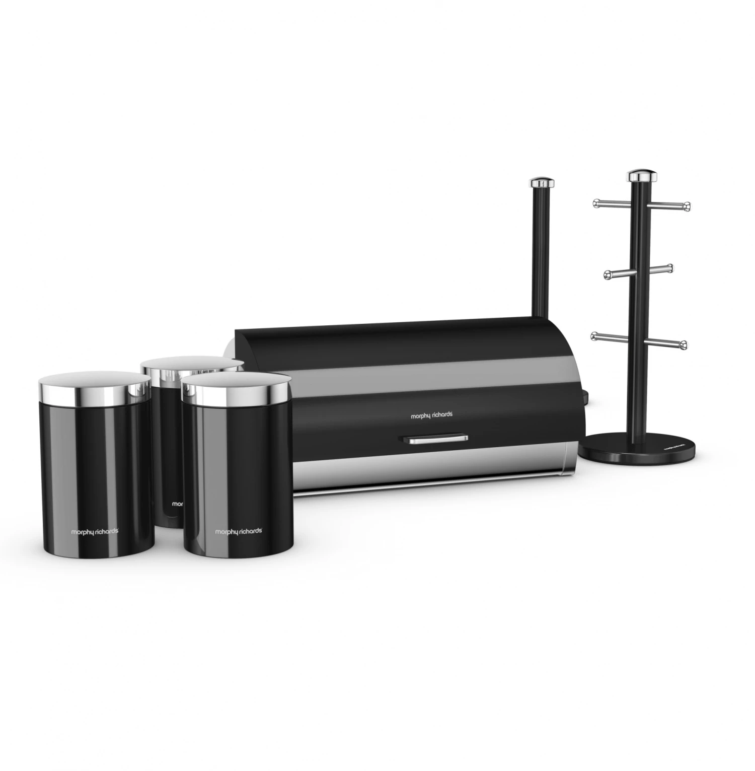 Morphy Richards Accents 6 Piece Storage Set Black 3 Morphy Richards Accents 6 Piece Storage Set Black