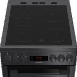 Blomberg HKS951N 50cm Double Oven Electric Cooker With Ceramic Hob - Anthracite -Homeware Shop 48553 37648