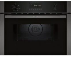 Neff C1AMG84G0B 44 Litres Built In Microwave Oven With Hot Air - Black With Graphite Trim