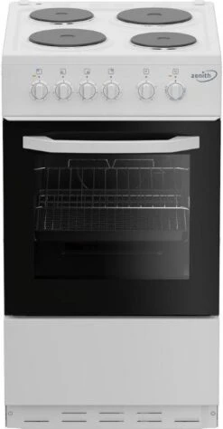 Zenith ZE501W 50cm Gas Single Oven With Gas Hob - White