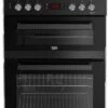 Beko EDC634K 60cm Double Oven Electric Cooker - Black -Homeware Shop 48762 37016