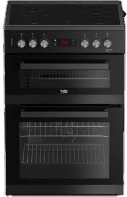 Beko EDC634K 60cm Double Oven Electric Cooker - Black
