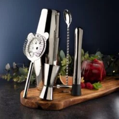 Taylors Eye Witness Taproom 5 Piece Boston Cocktail Set Stainless Steel -Homeware Shop 48912 36721