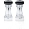 Taylors Eye Witness Salt & Pepper Mill Clear/Black Set Of 2 -Homeware Shop 48922 36710