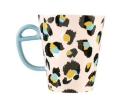 Captivate Eleanor Bowmer Tall Mug Pink Leopard