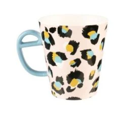 Captivate Eleanor Bowmer Tall Mug Pink Leopard -Homeware Shop 49061 36338