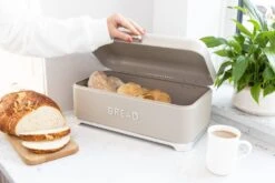 KitchenCraft Lovello Bread Bin Latte -Homeware Shop 49154 36114