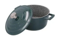 Masterclass Cast Aluminium Casserole Dish 20cm Green -Homeware Shop 49182 36054