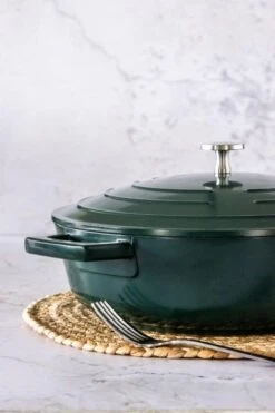 Masterclass Cast Aluminium Shallow Casserole Dish 28cm Green 8 Masterclass Cast Aluminium Shallow Casserole Dish 28cm Green -Homeware Shop 49188 36040