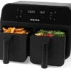 Salter EK4750BLK Salter Dual Air Pro Air Fryer 7.8L