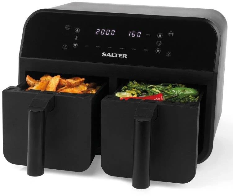 Salter EK4750BLK Salter Dual Air Pro Air Fryer 7.8L 3 Salter EK4750BLK Salter Dual Air Pro Air Fryer 7.8L