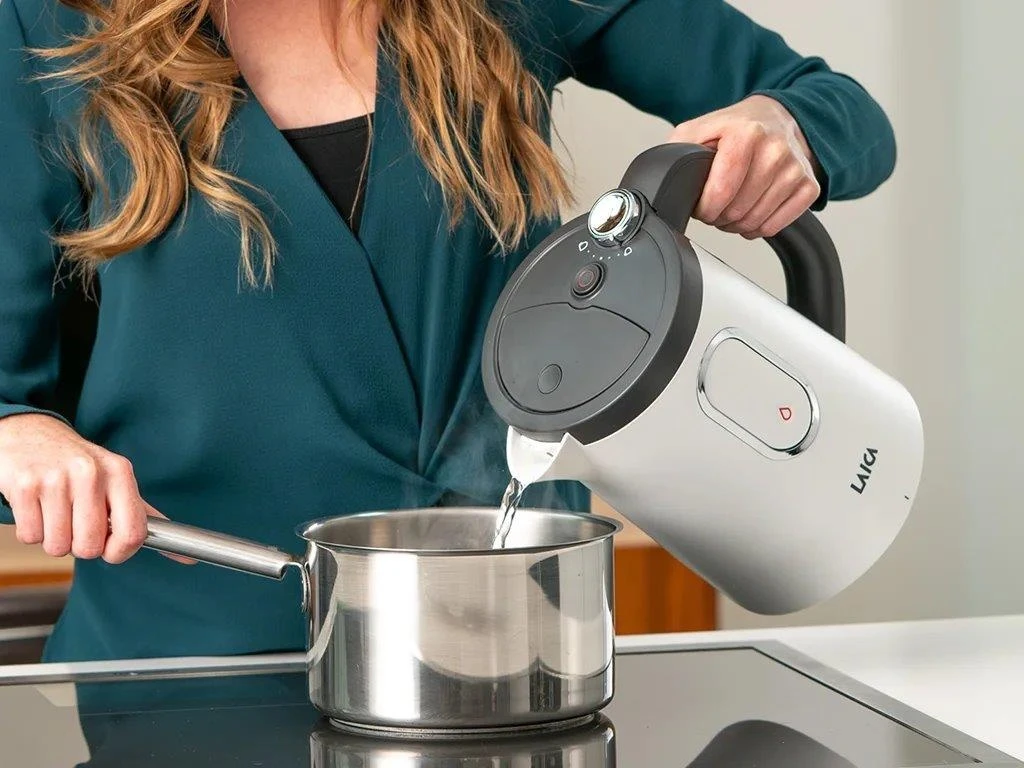 Laica KJ2001W Dual Flo 1.5L Kettle With One-Cup Fast Boil Dispense - White 6 Laica KJ2001W Dual Flo 1.5L Kettle With One-Cup Fast Boil Dispense - White - Image 4